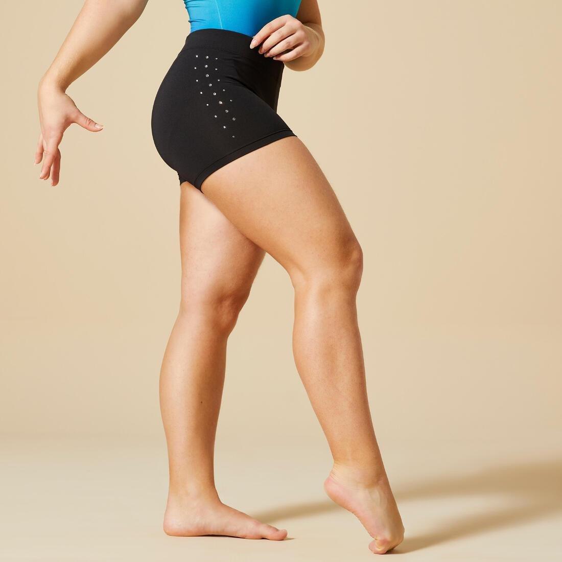 Kids Girls Gym Shorts 900, Black, No Color, large image number 13