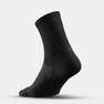 QUECHUA - Hiking Socks - 100 High - Set Of 2, Black