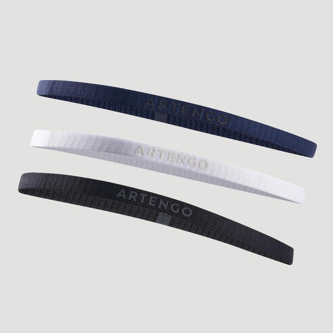 Elastic Hair Band- Set Of 3, Multicolour, 5401_000, medium