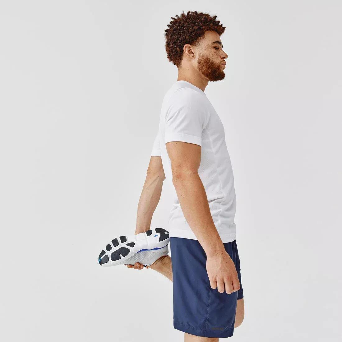 Men Running Breathable T-Shirt - Kiprun 100 Dry, Blue, , large image number 14