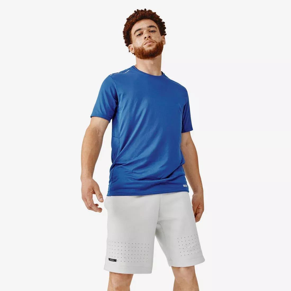 Dry+ Men Breathable Running T-Shirt, Blue, No Color, large image number 0