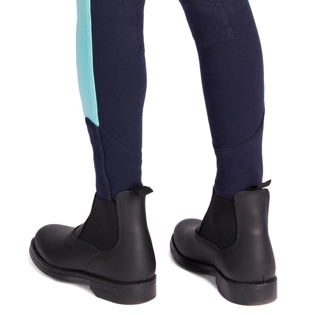 Kids Horse Riding Jodhpurs - 120, Blue, , large image number 7