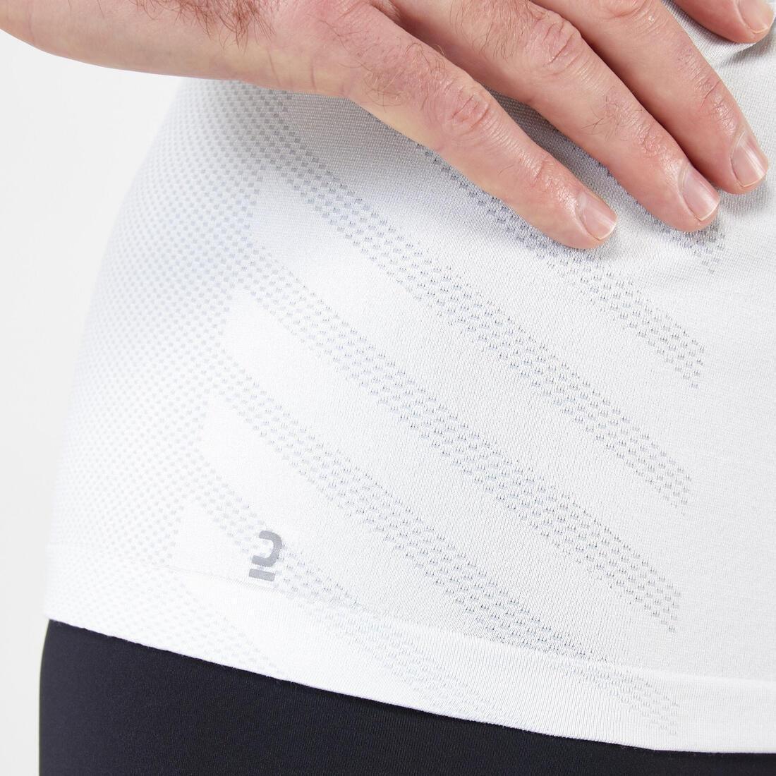Men Running Breathable T-Shirt, White, No Color, large image number 5