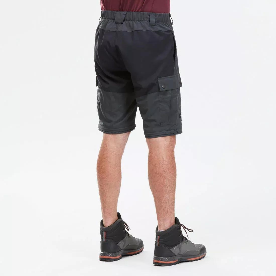 Mens Modular And Durable Mountain Trekking Trousers - Mt100, Grey, No Color, large image number 13