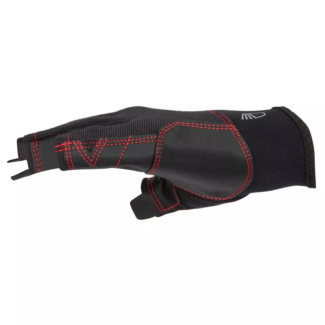 Adult Fingerless Gloves - 500, Black, No Color, large image number 3