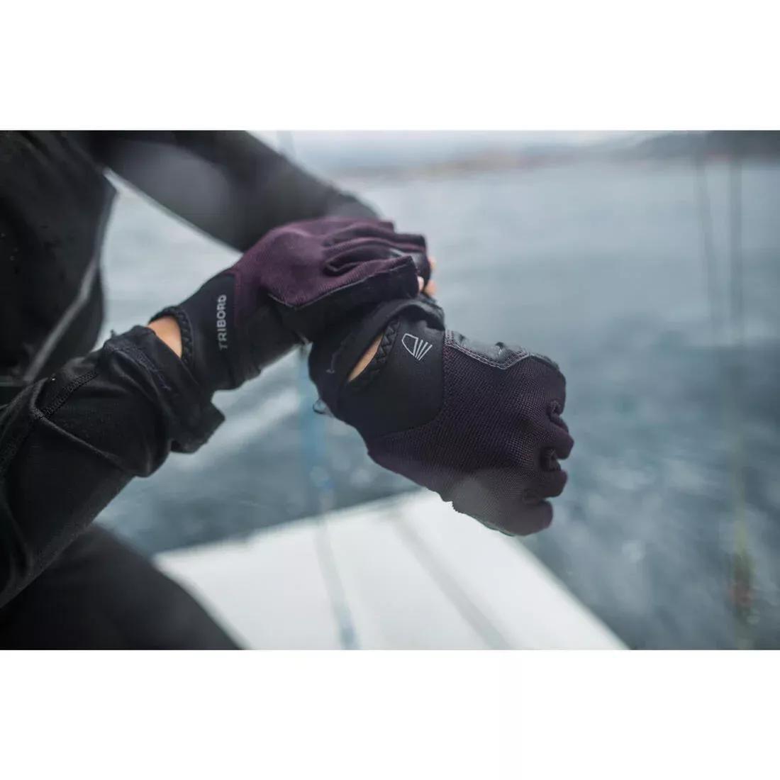 Adult Fingerless Gloves - 500, Black, No Color, large image number 6