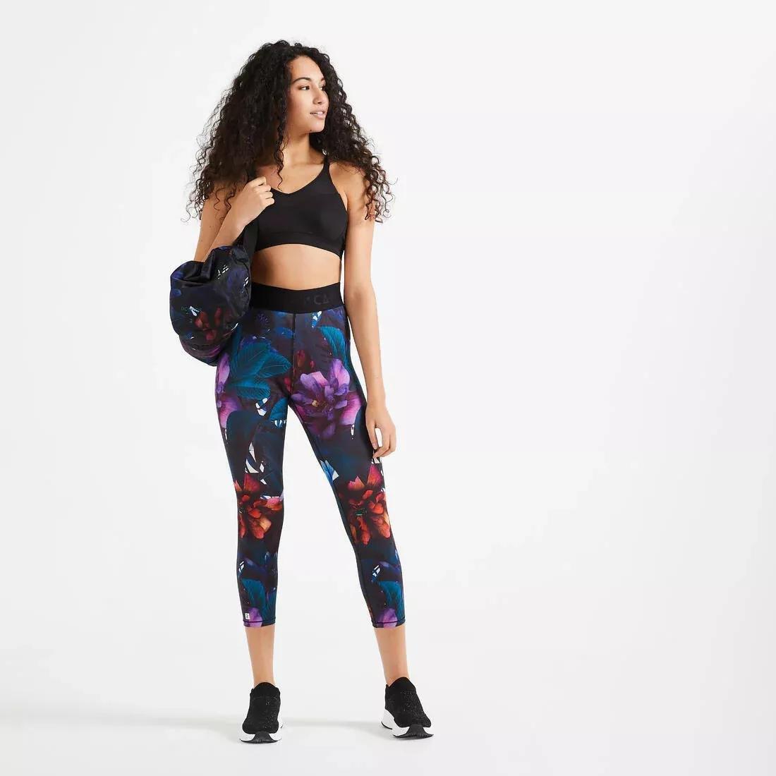 Womens Light Support Fitness Sports Bra - 140, Pink, No Color, large image number 9