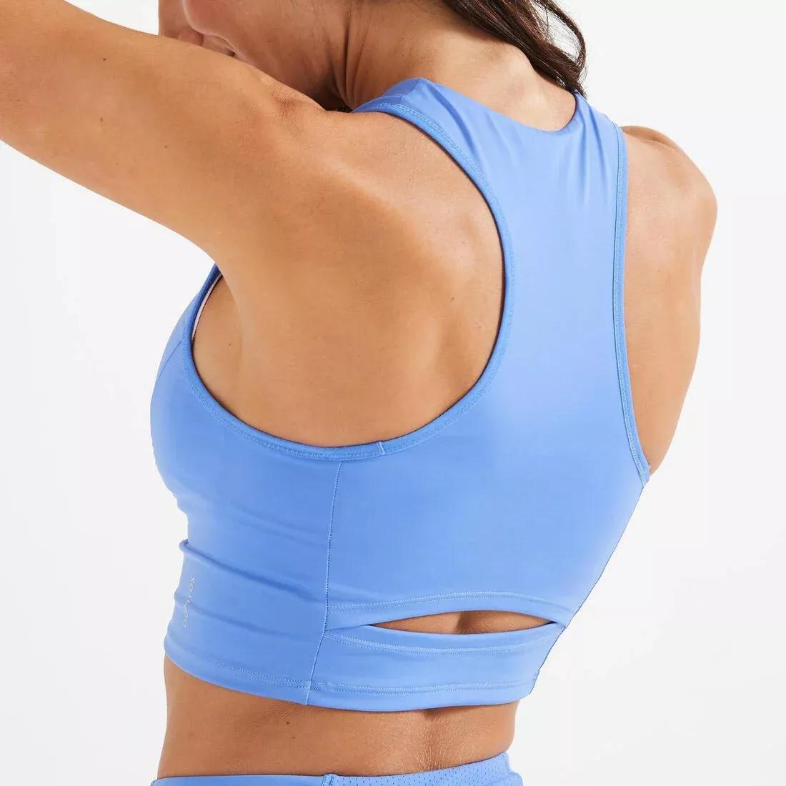 LAVENDER BLUE Women's Medium Support Crop Top, , large image number 3