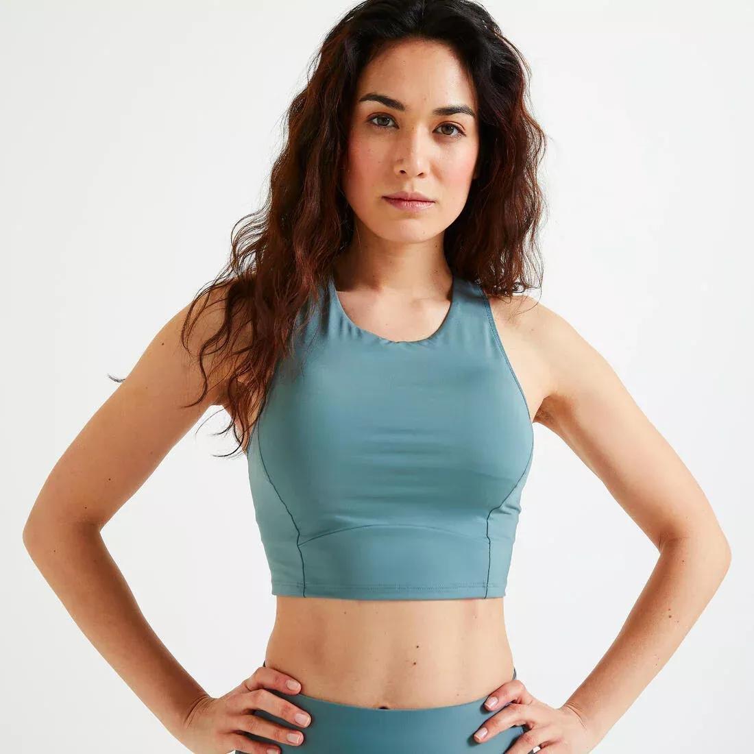 LAVENDER BLUE Women's Medium Support Crop Top, , large image number 5