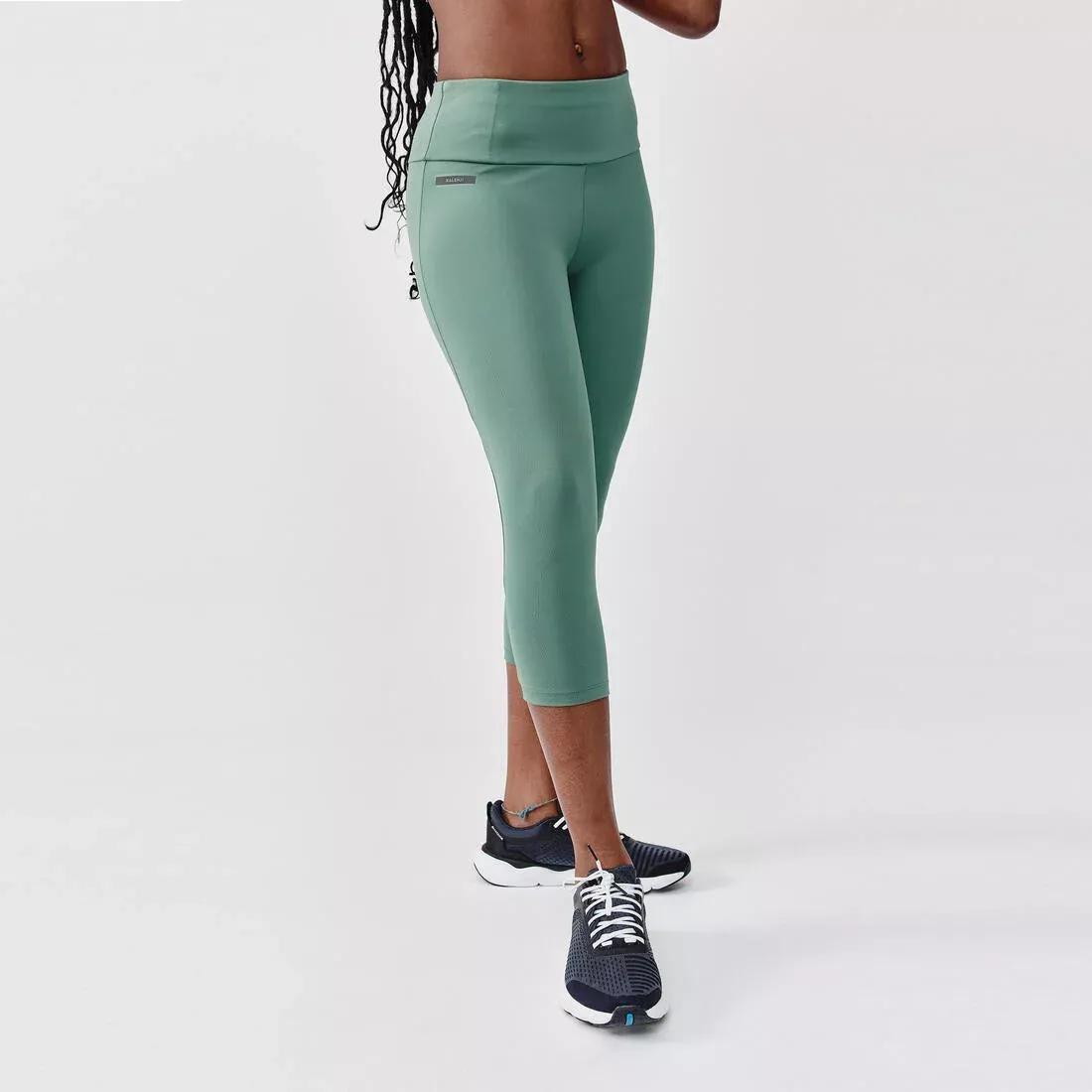 Short Running Leggings Support, Green, , large image number 1