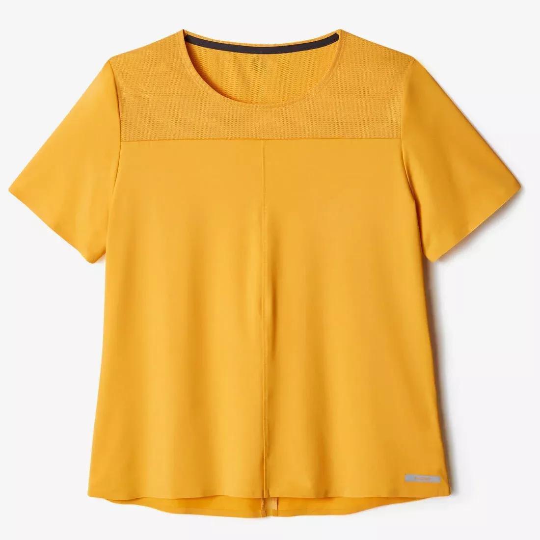 Women Breathable Running T-Shirt - Dry+ Breath, Yellow, , large image number 6