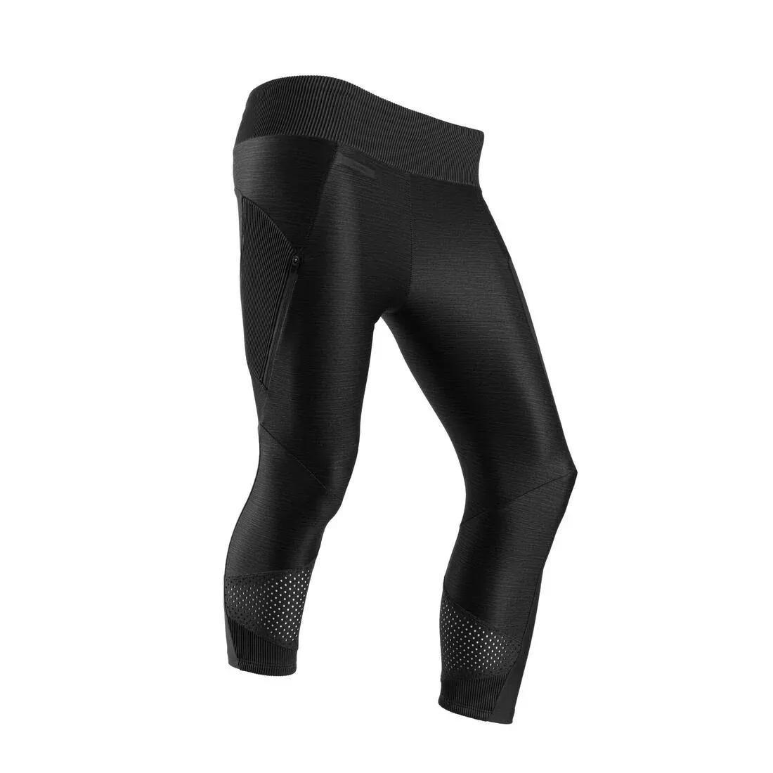 Womens Breathable Short Running Leggings - Dry+ Feel, Blue, , large image number 10