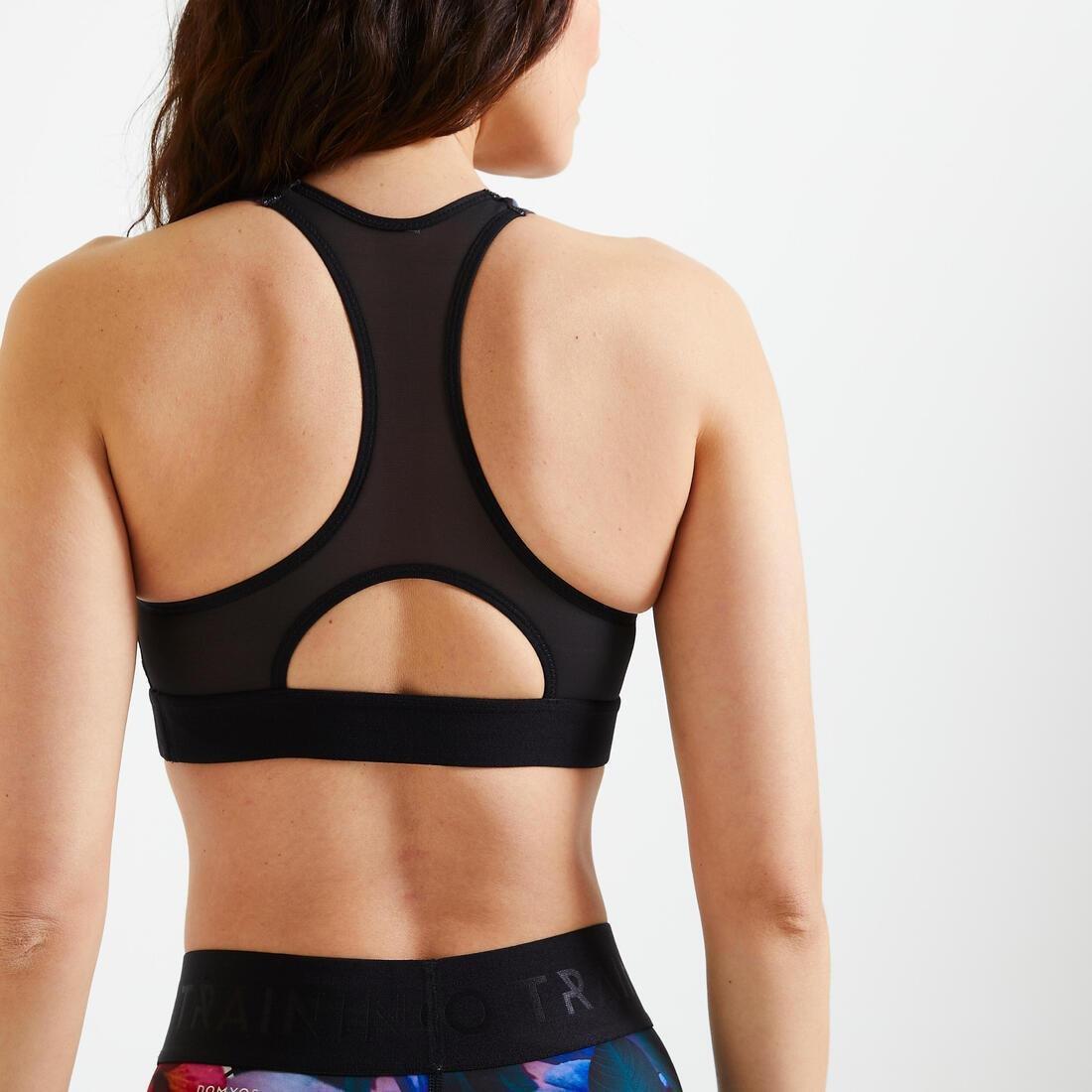 Medium Support Fitness Bra - 500, Multicolour, No Color, large image number 12