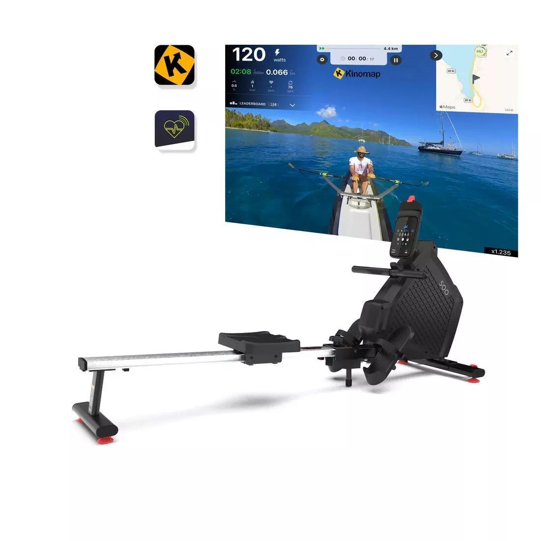 Self-Powered Rowing Machine - 500B, Black, No Color, large image number 0