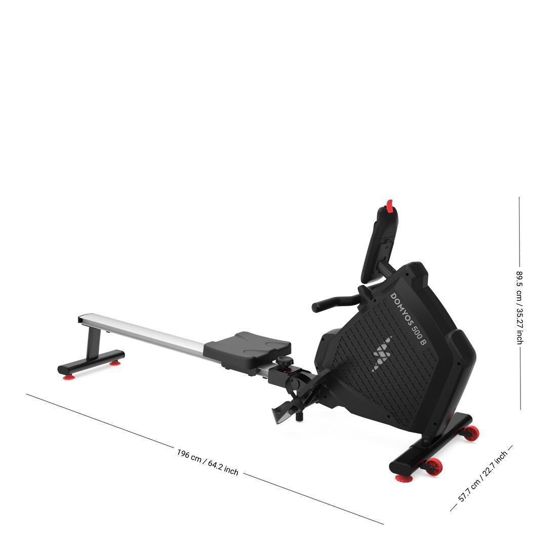 Self-Powered Rowing Machine - 500B, Black, No Color, large image number 4
