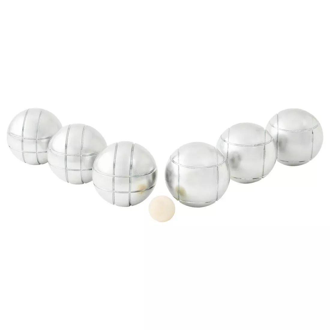 Recreational Petanque Boules 100 - Set Of 6, No Color, large image number 3