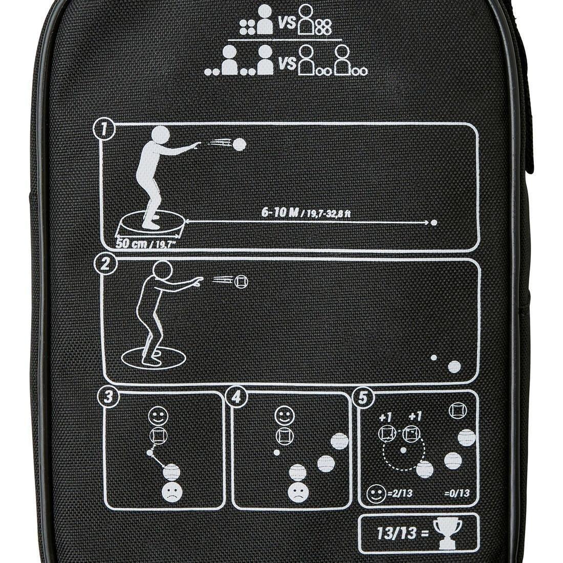 Recreational Petanque Boules 100 - Set Of 6, No Color, large image number 4