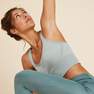 KIMJALY - Long Dynamic Yoga Sports Bra, Khaki
