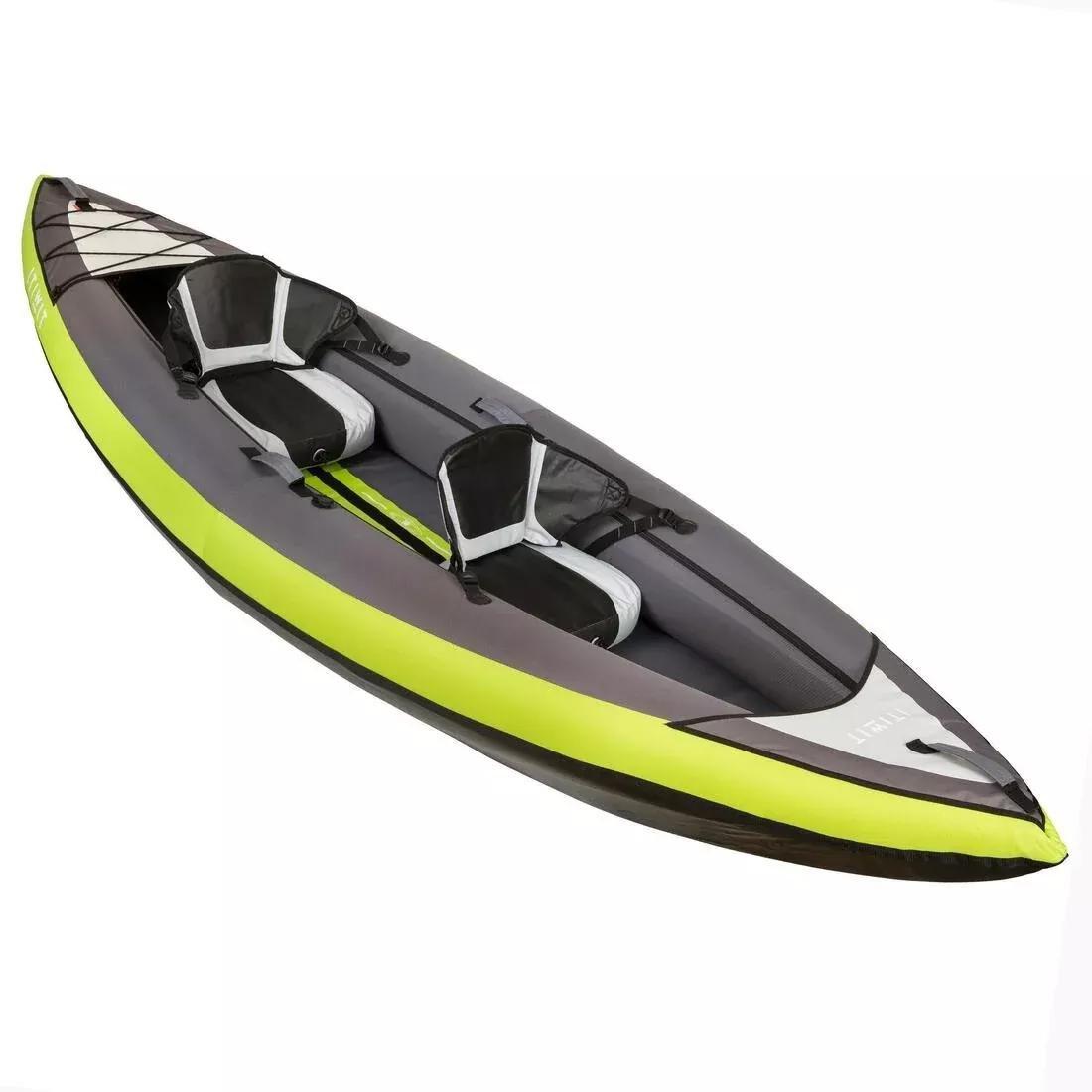 Reinforced Bottom Bladder, Spare Part For Itiwit/Tribord 2-Person Textile Kayaks, Grey, No Color, large image number 5