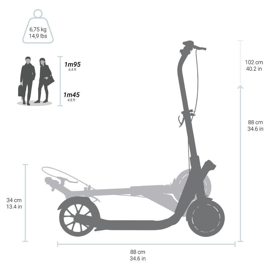 Adult Scooter - Commute 900, Grey, No Color, large image number 9