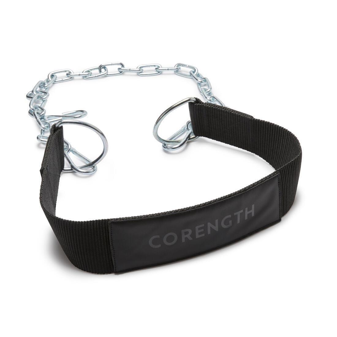 Weighted Weight Training Belt, Black, No Color, large image number 4