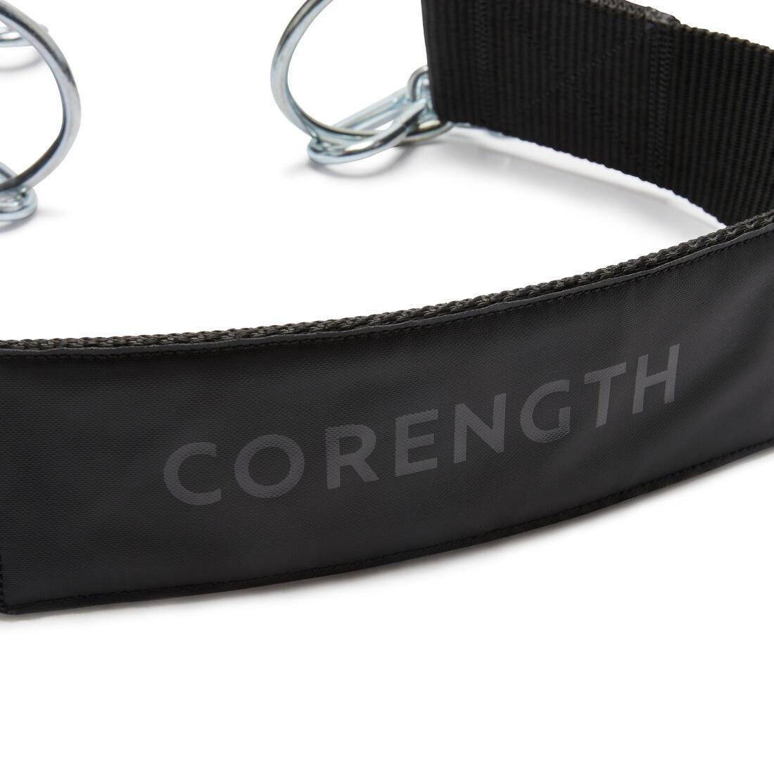Weighted Weight Training Belt, Black, No Color, large image number 5