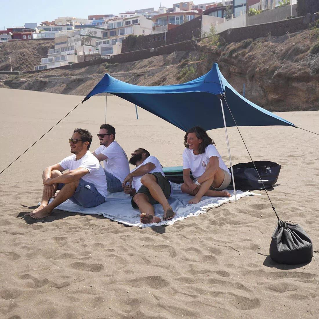 DEFAULT ANTI-UV BEACH CANOPY - BLUE, No Color, large image number 1