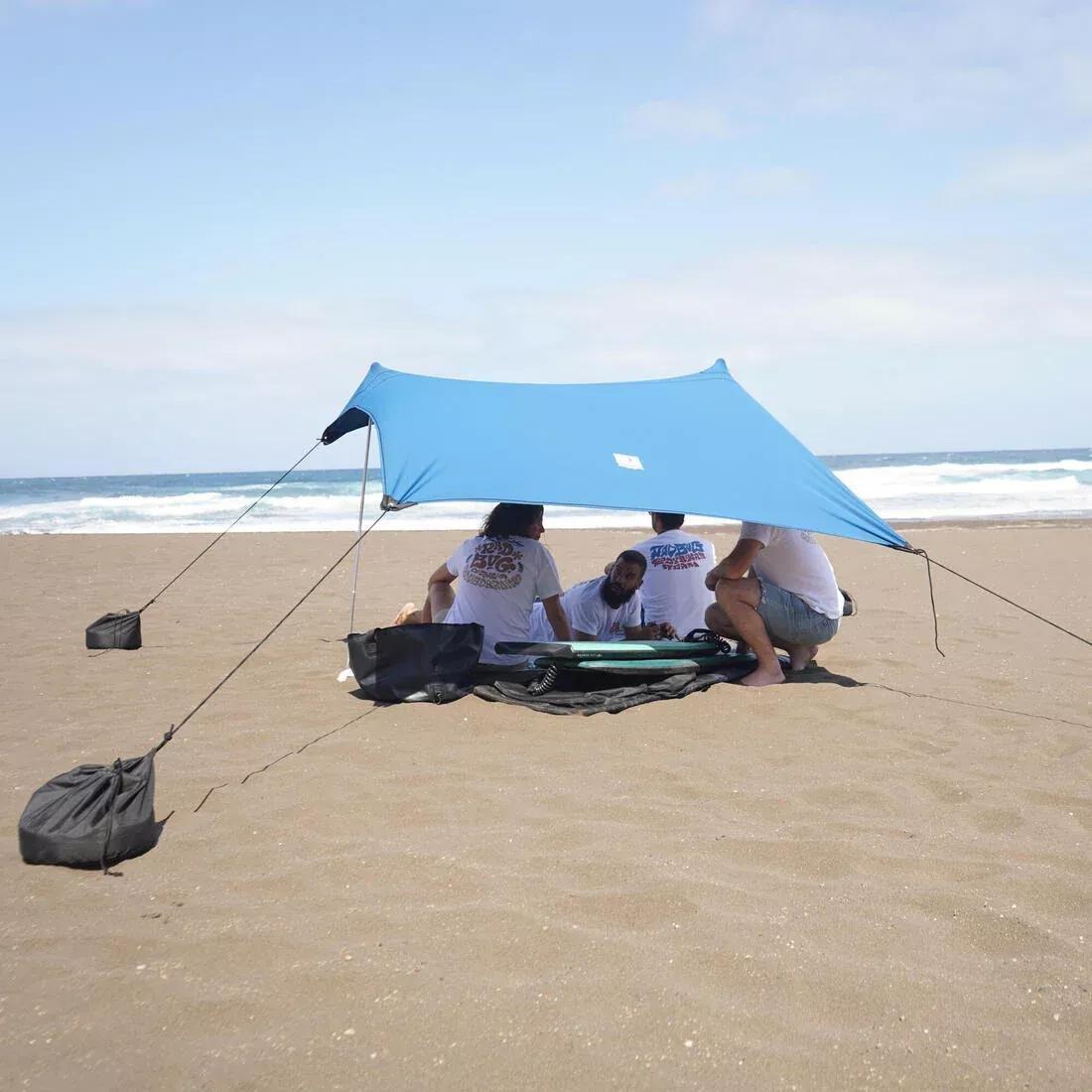 DEFAULT ANTI-UV BEACH CANOPY - BLUE, No Color, large image number 9