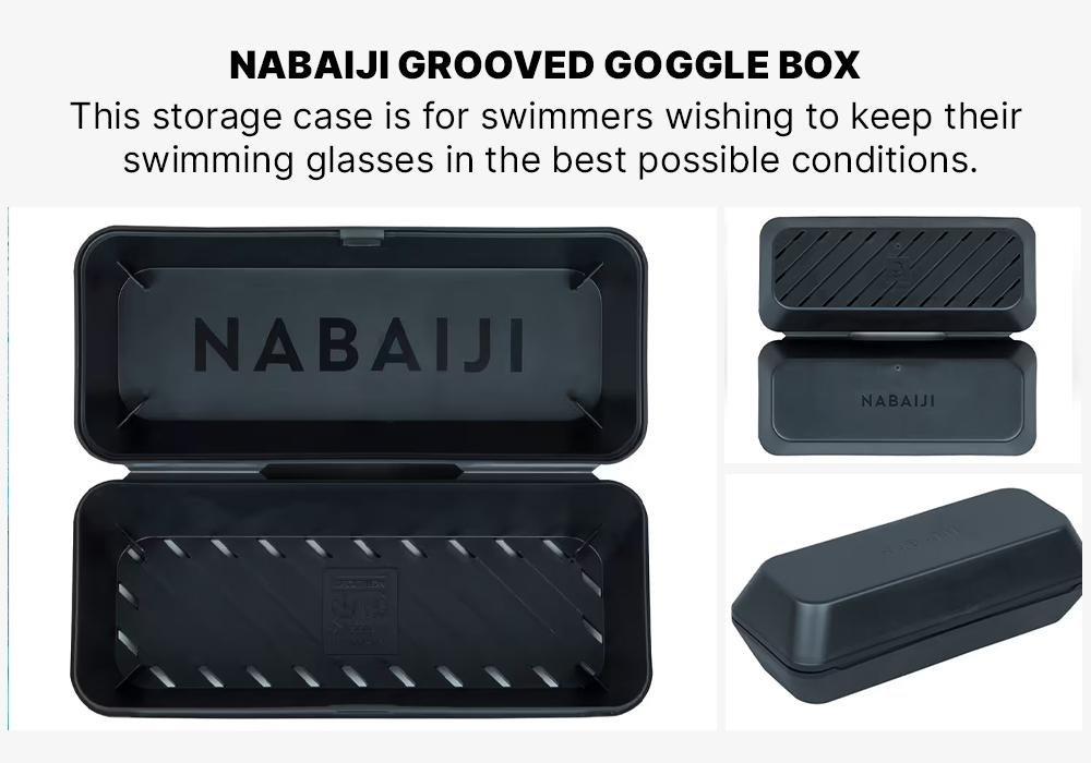 Grooved Case For Swimming Goggles - Recycled And Recyclable, Black, No Color, large image number 8