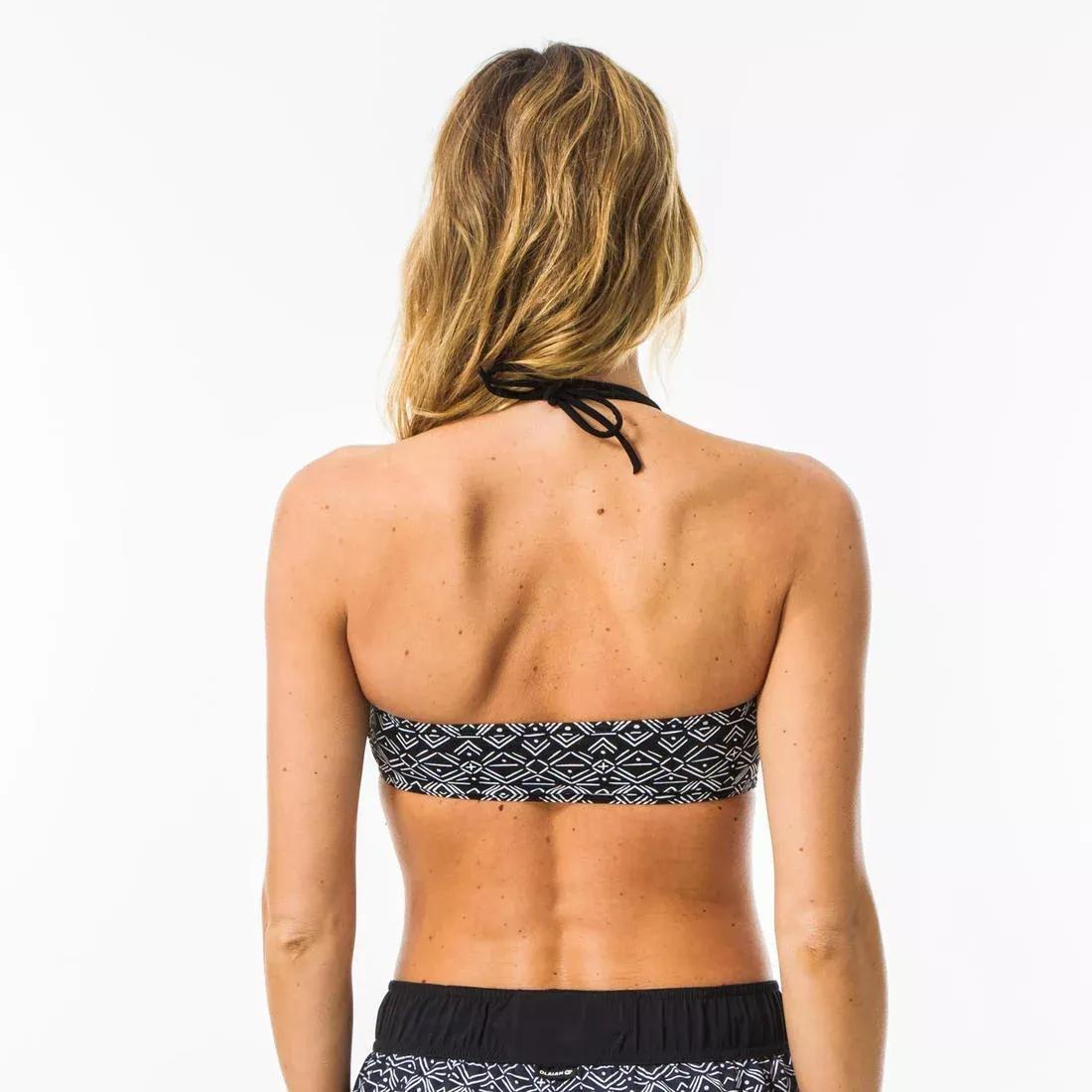 BLACK Bandeau Swimsuit Top LORI - ETHNI, No Color, large image number 1