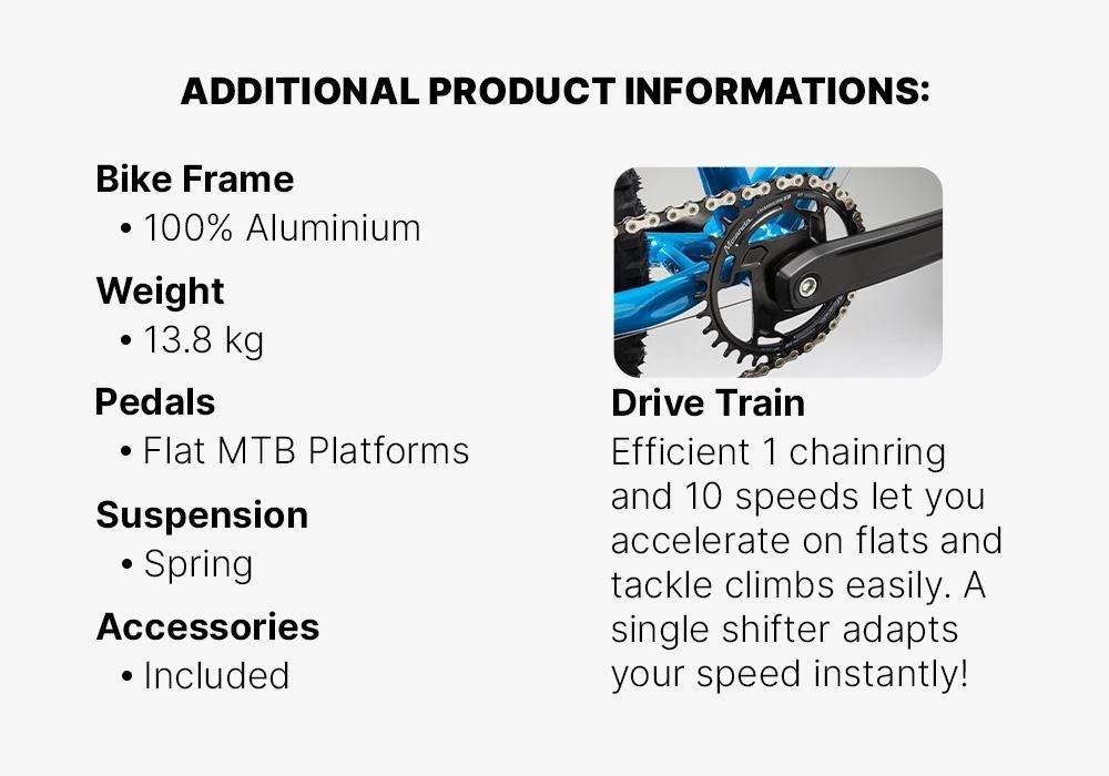 Mountain Bike - St 540 V2 27.5, Blue, No Color, medium