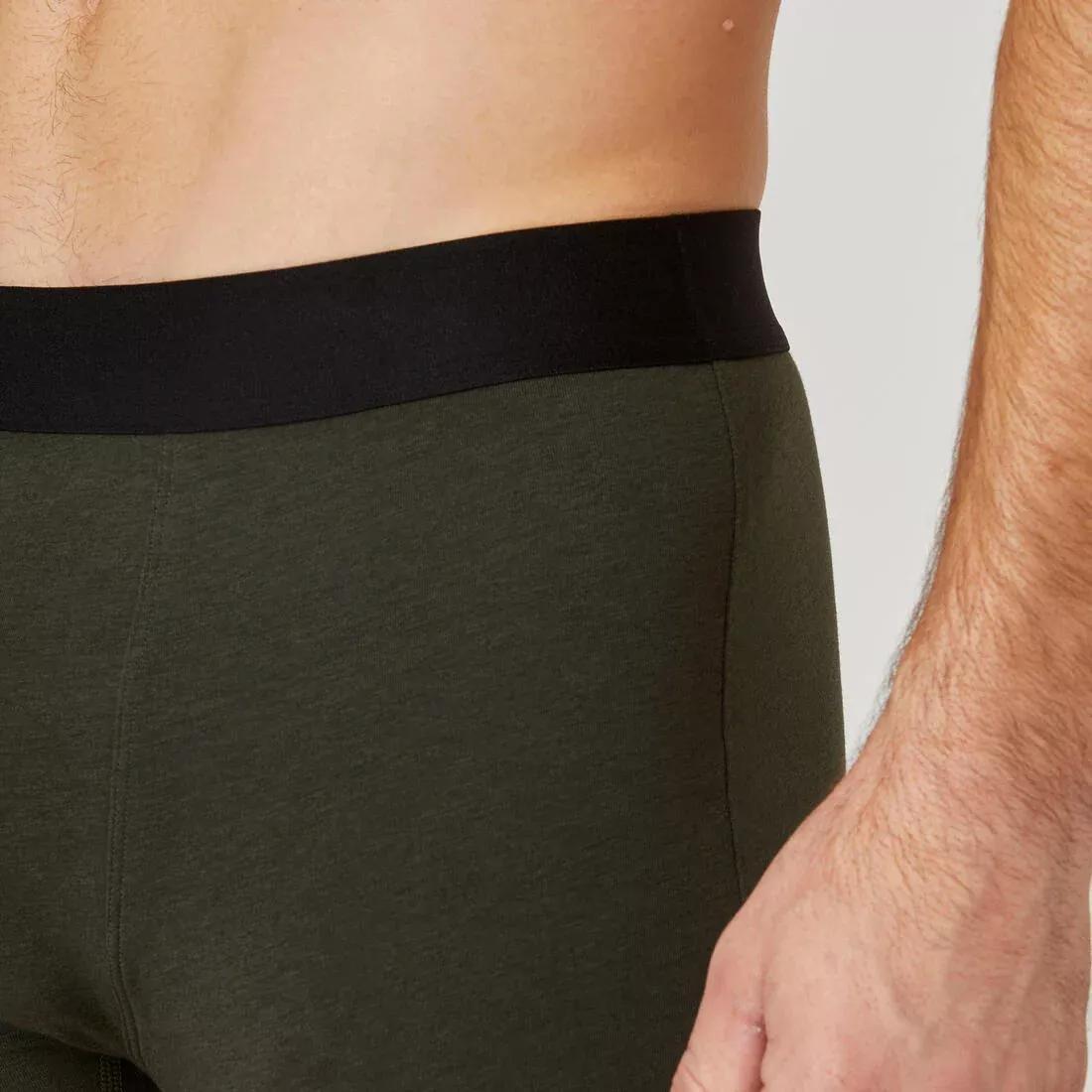 Men Fitness Boxer Shorts - 500 Tri-Pack, Black, No Color, large image number 11