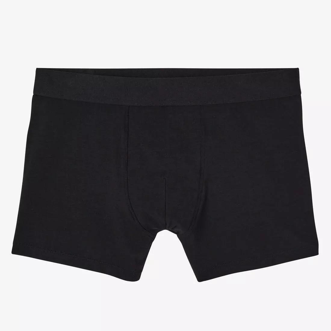 Men Fitness Boxer Shorts - 500 Tri-Pack, Black, No Color, large image number 13