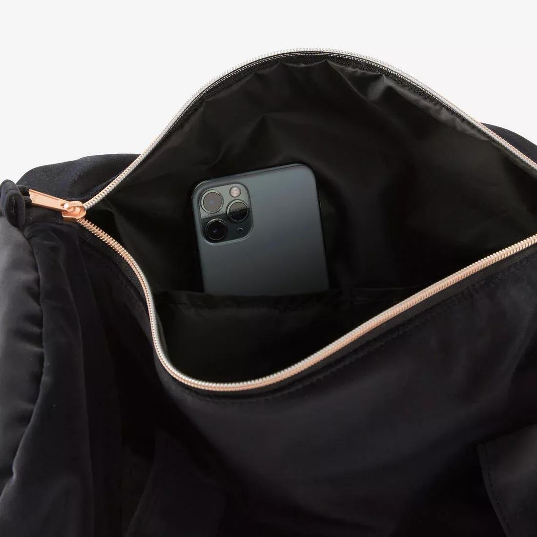 Kids Girls Velvet Dance Bag 15 L, Pink, No Color, large image number 7