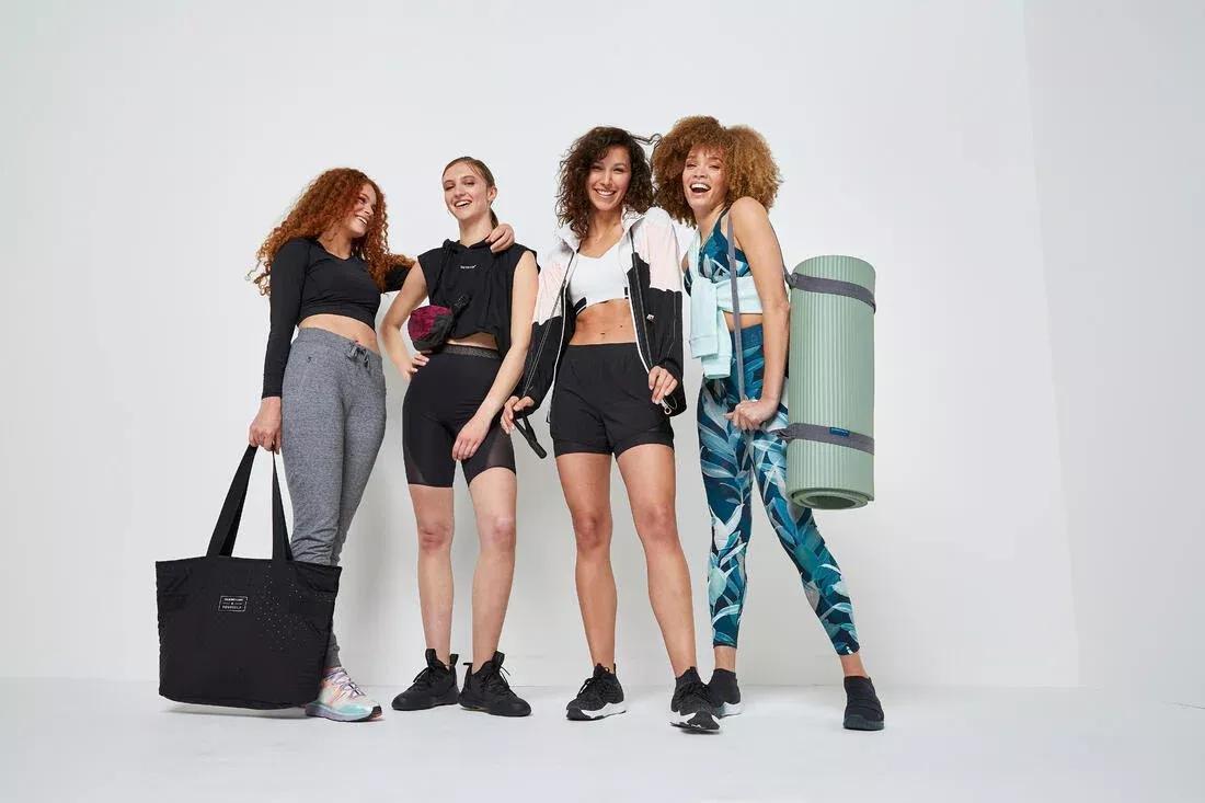 Women 2-In-1 Anti-Chafing Fitness Cardio Shorts, Blue, No Color, large image number 11