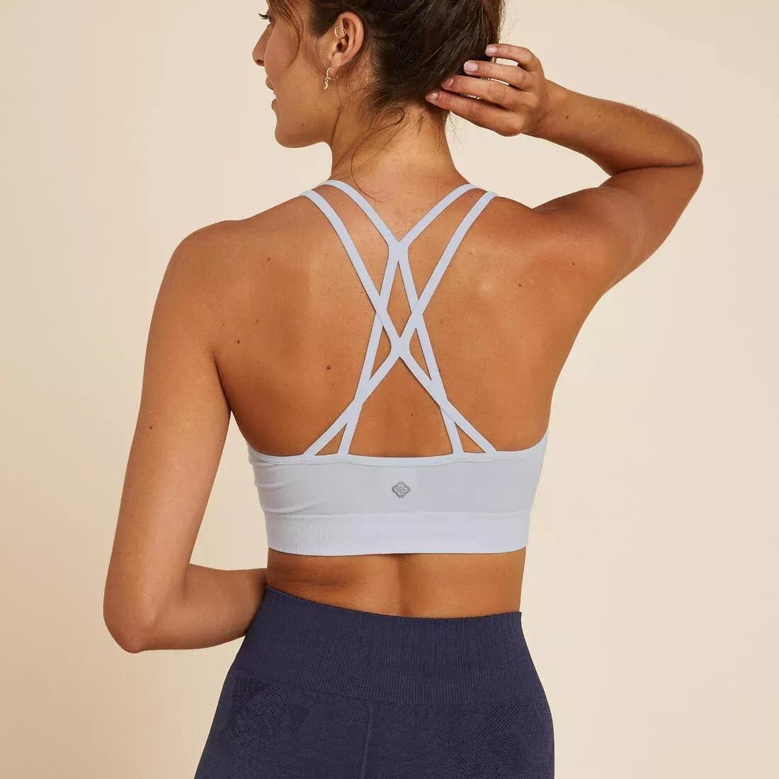 Dynamic Yoga Sports Bra, Blue, , large image number 3