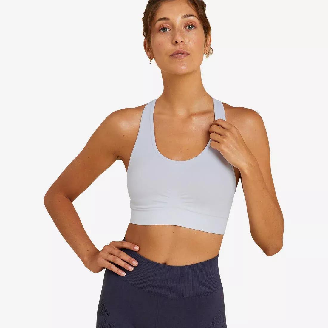 Dynamic Yoga Sports Bra, Blue, No Color, large image number 5