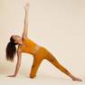 KIMJALY - Long Dynamic Yoga Sports Bra, Yellow
