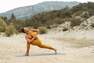 KIMJALY - Long Dynamic Yoga Sports Bra, Yellow