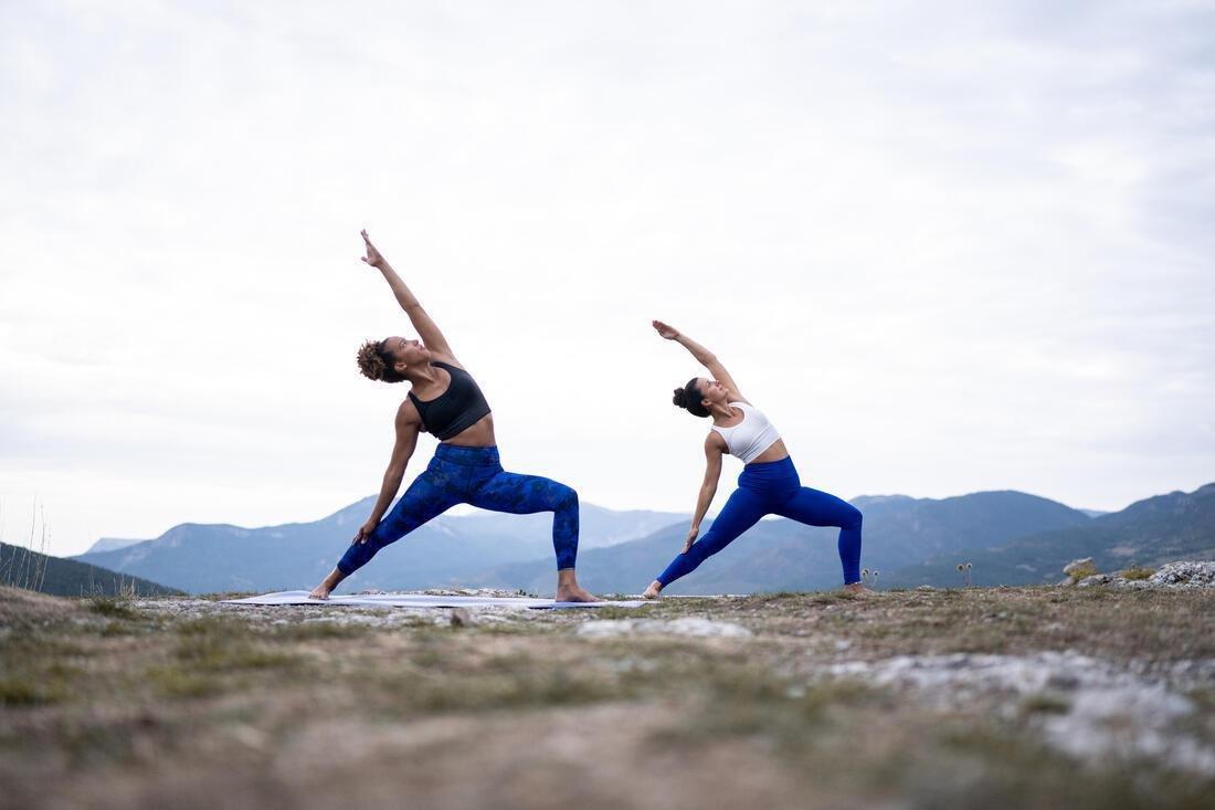 Long Dynamic Yoga Sports Bra, Yellow, No Color, large image number 14