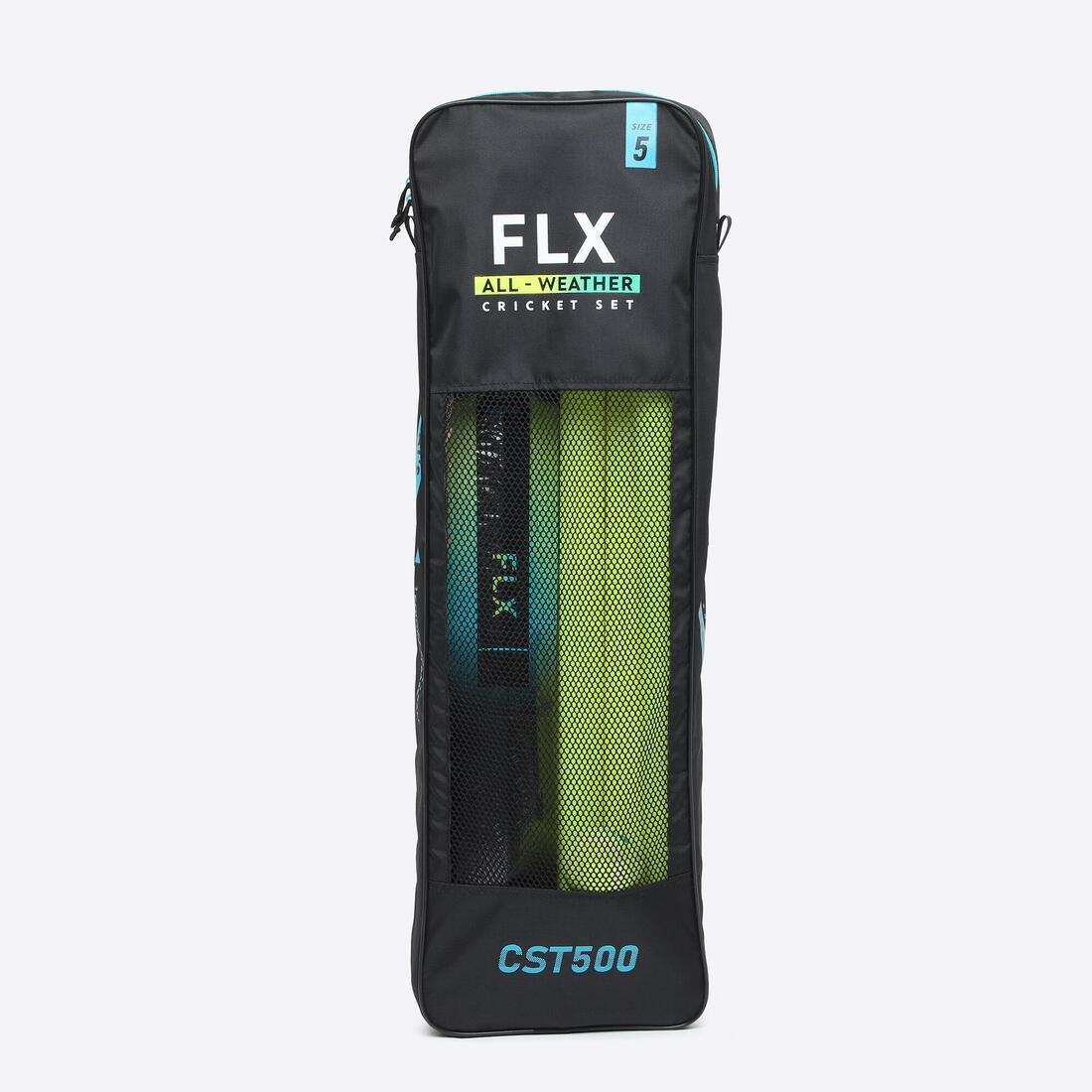 All Weather Ultralight Plastic Cricket Set - Cst 500, Black, , large image number 0