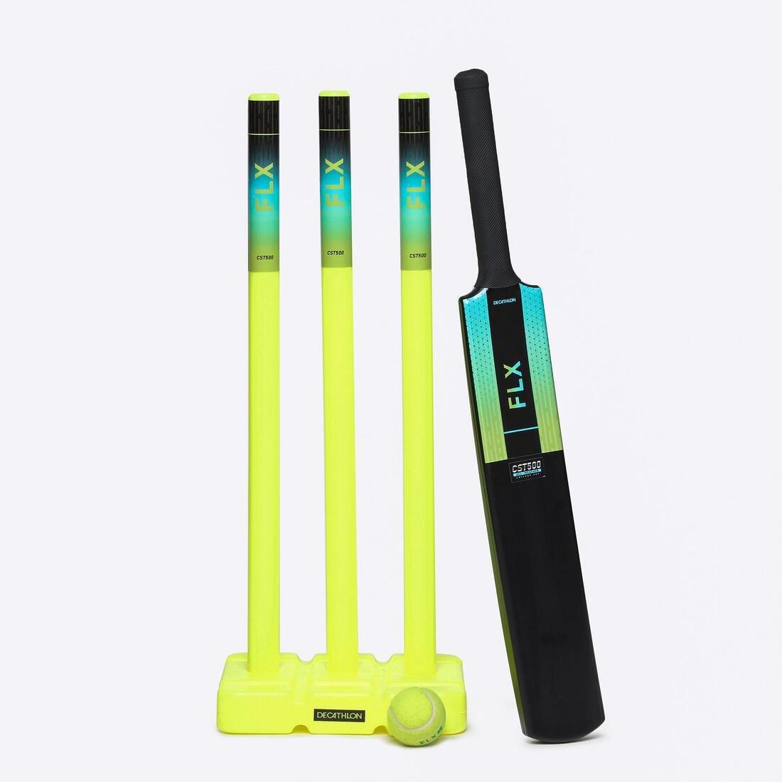 All Weather Ultralight Plastic Cricket Set - Cst 500, Black, , large image number 1