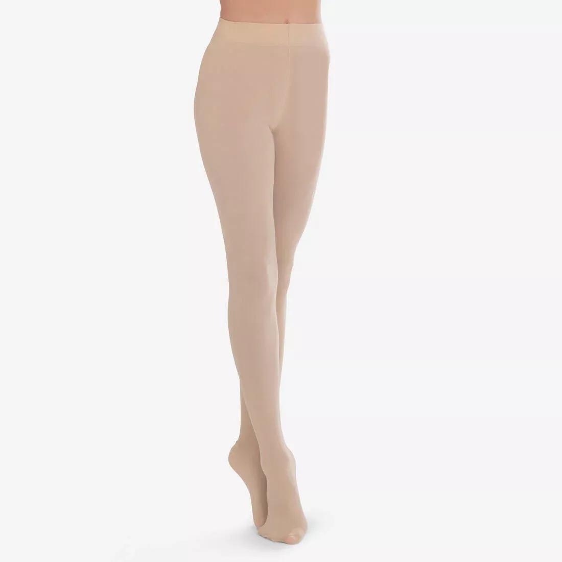 Kids Girls Ballet Tights, Golden Beige, , medium