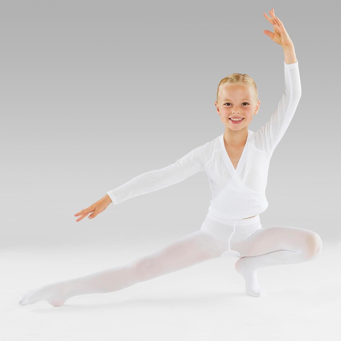 Kids Girls Ballet Tights, Golden Beige, , large image number 5