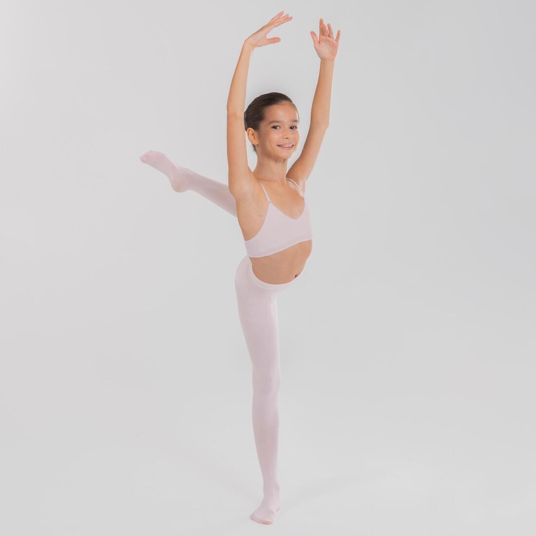 Kids Girls Ballet Tights, Golden Beige, , large image number 11