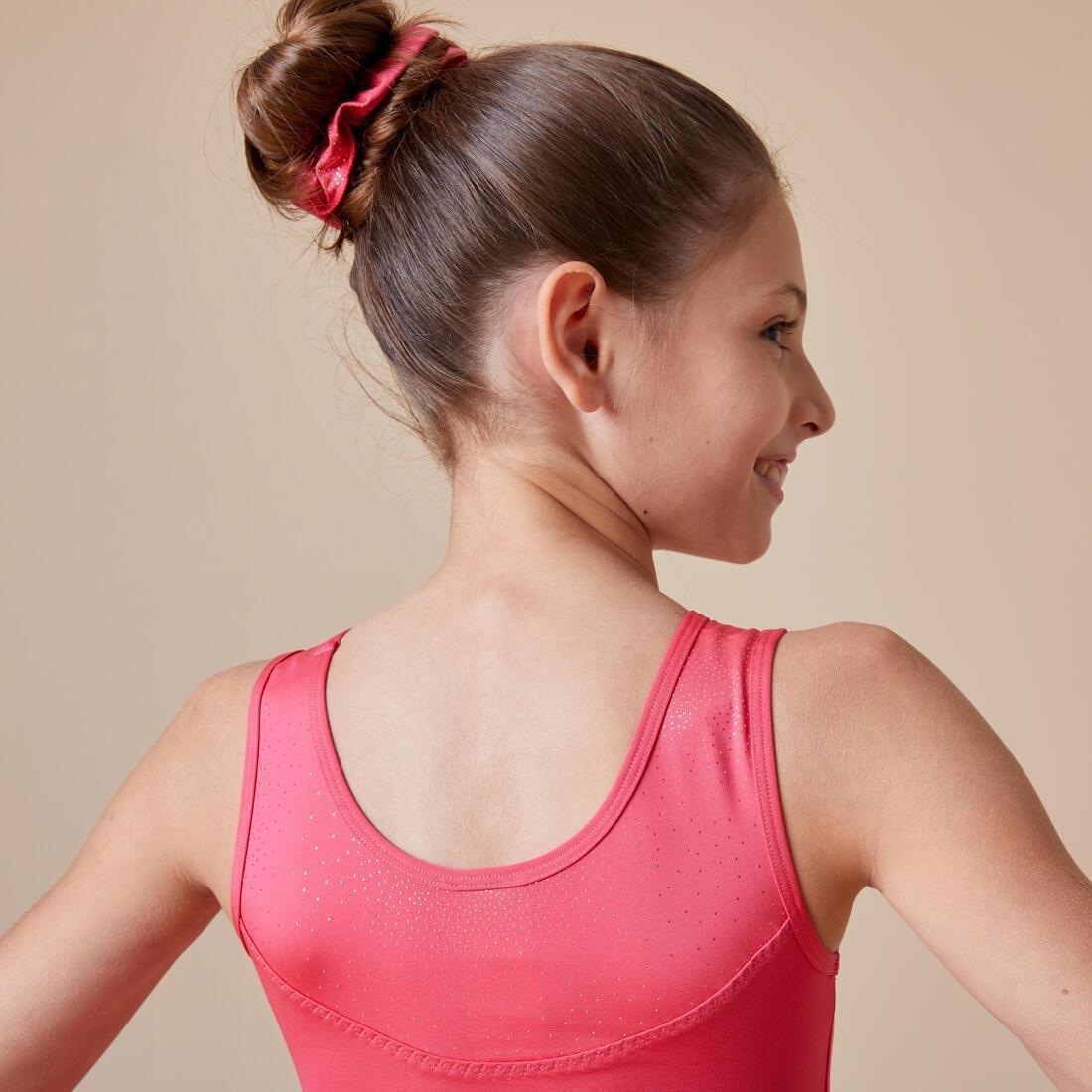 Kids Girls Gym Leotard - 540, Pink, , large image number 2
