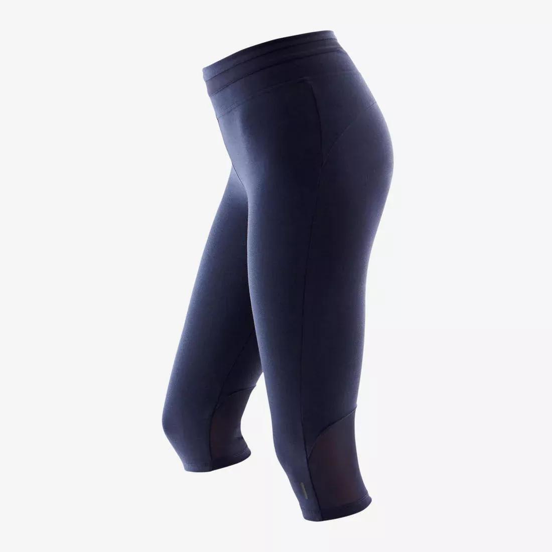 Women Slim-Fit Pilates And Gentle Gym Sport Cropped Bottoms - 520, Pink, No Color, large image number 2