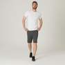 DOMYOS - Mens Slim-Fit Fitness T-Shirt - 500, Green