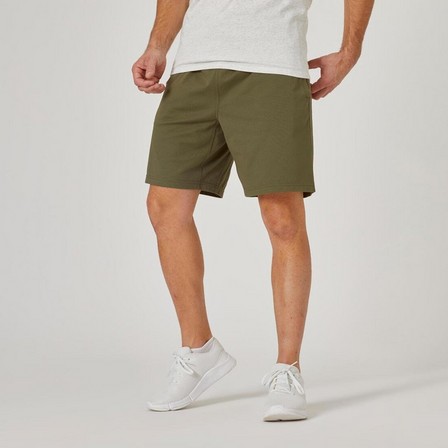 DOMYOS - Mens Fitness Shorts - 500 Essentials, Green