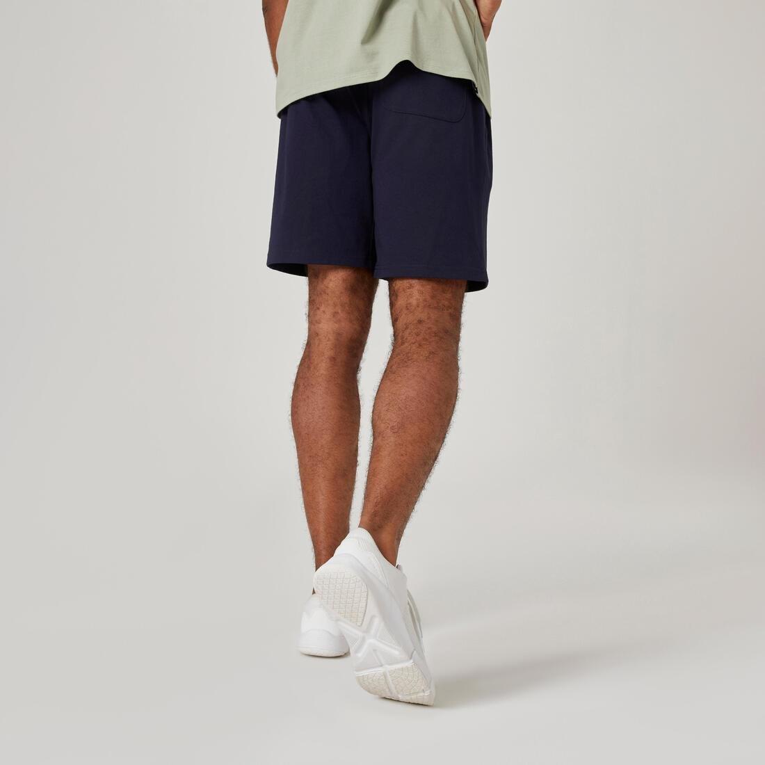 Mens Fitness Shorts - 500 Essentials, Green, No Color, large image number 9